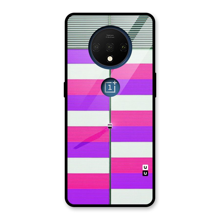 Patterns City Glass Back Case for OnePlus 7T