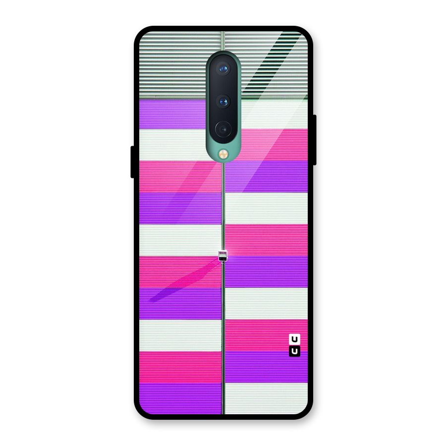 Patterns City Glass Back Case for OnePlus 8