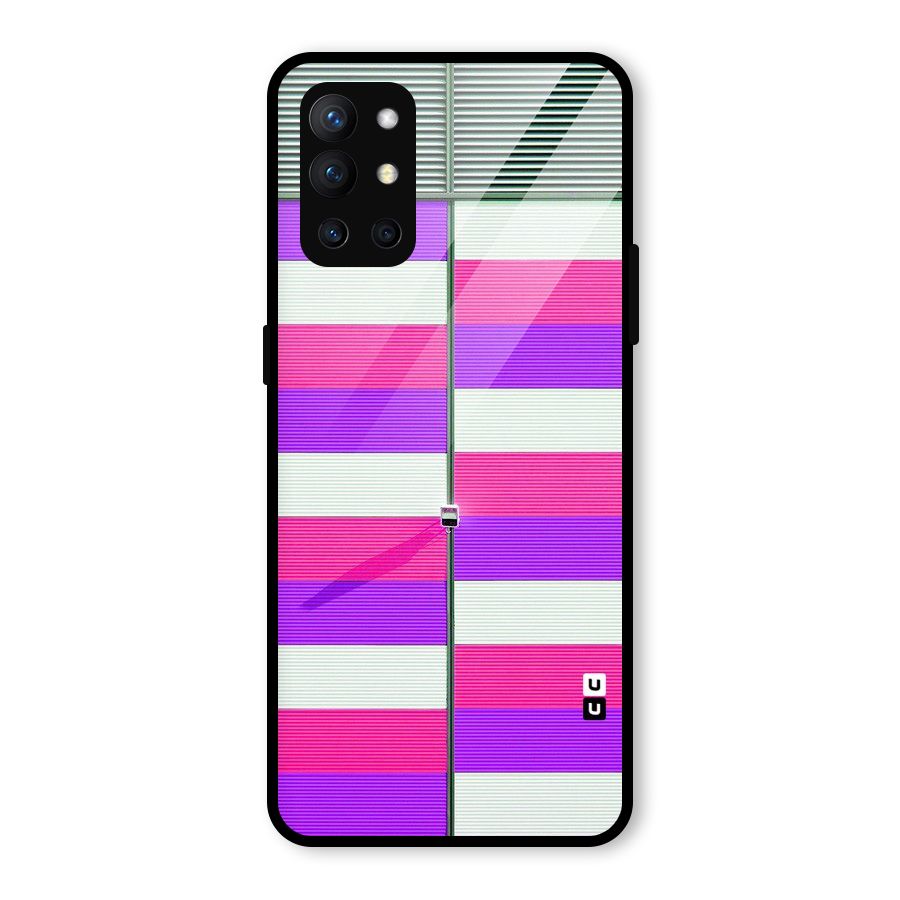 Patterns City Glass Back Case for OnePlus 9R