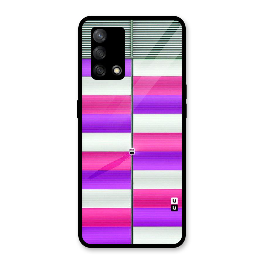 Patterns City Glass Back Case for Oppo F19
