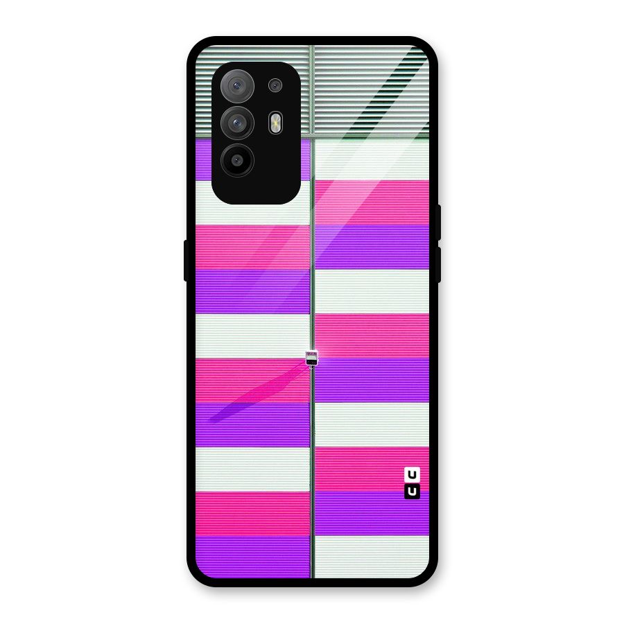 Patterns City Glass Back Case for Oppo F19 Pro Plus 5G