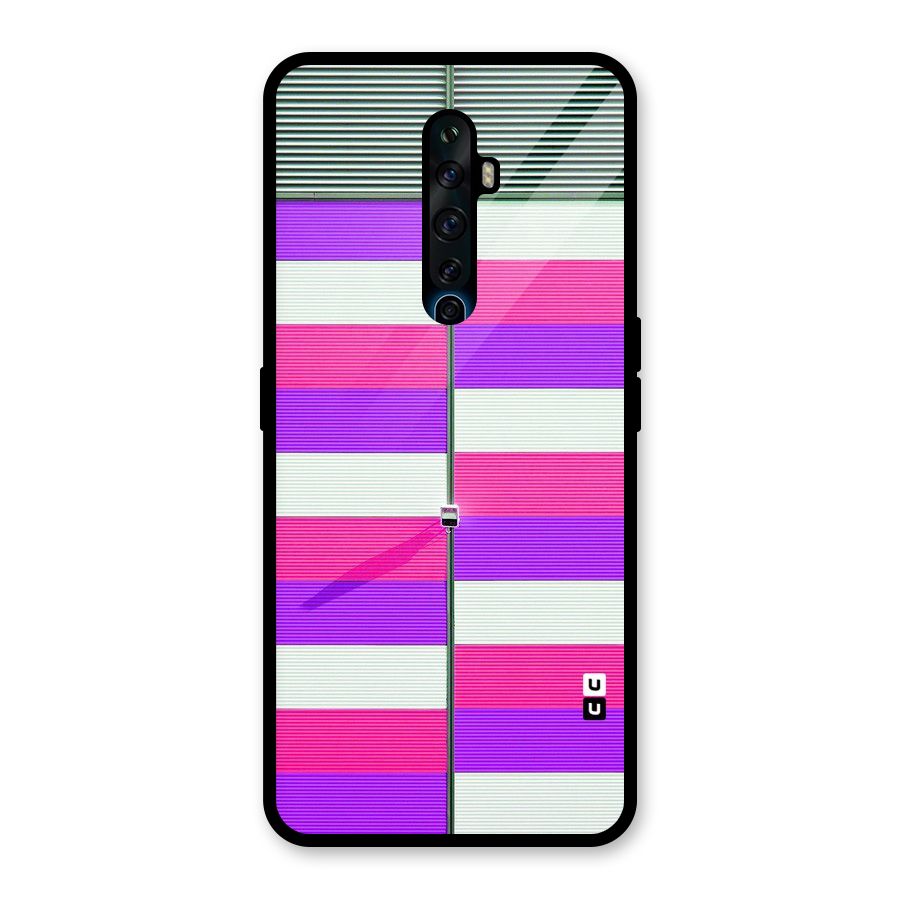 Patterns City Glass Back Case for Oppo Reno2 F