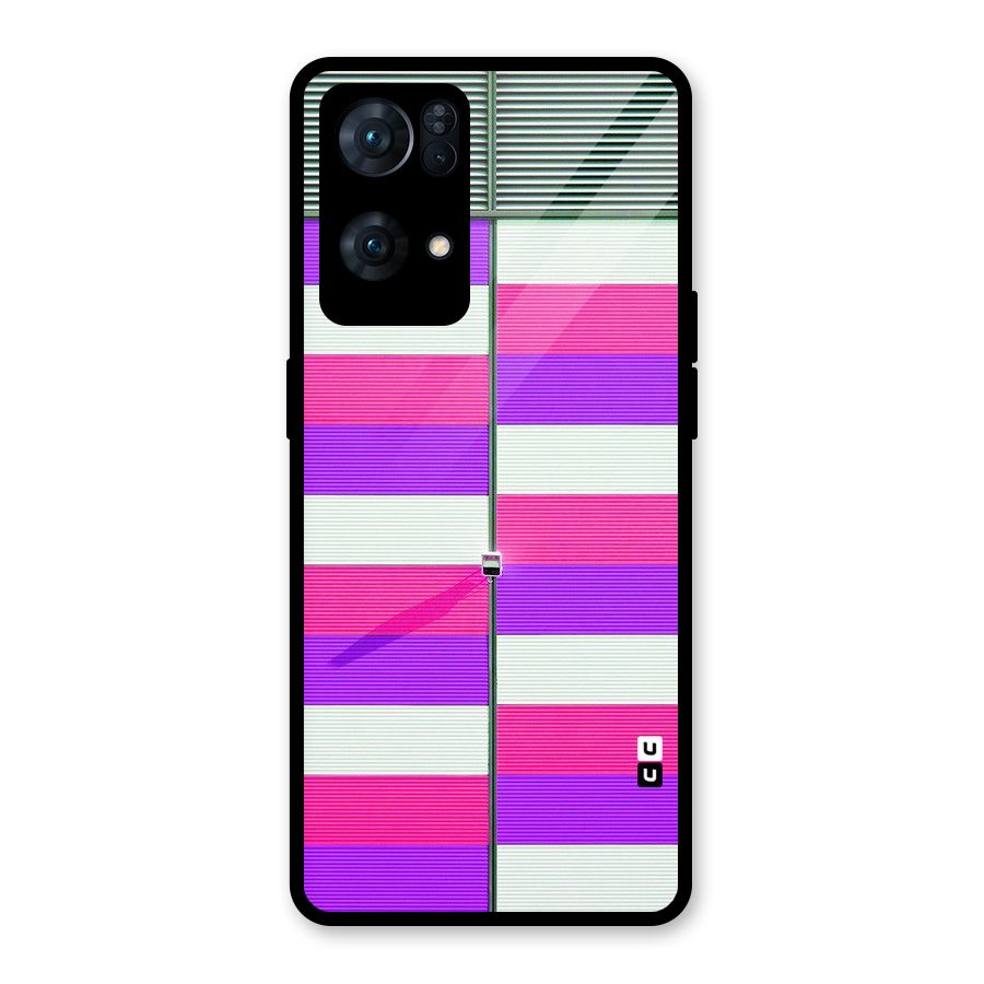 Patterns City Glass Back Case for Oppo Reno7 Pro 5G