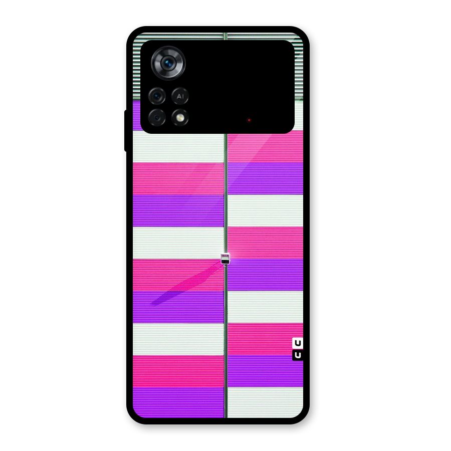Patterns City Glass Back Case for Poco X4 Pro 5G