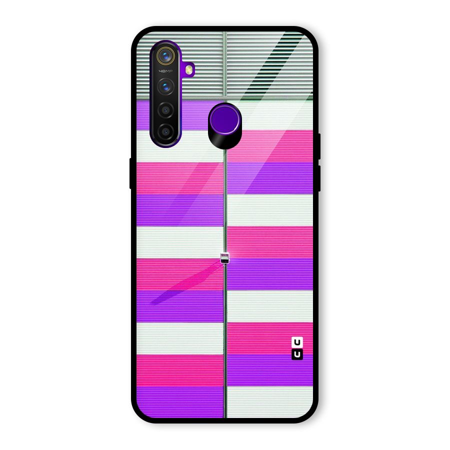 Patterns City Glass Back Case for Realme 5 Pro