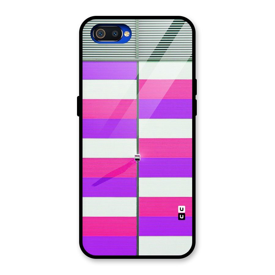 Patterns City Glass Back Case for Realme C2