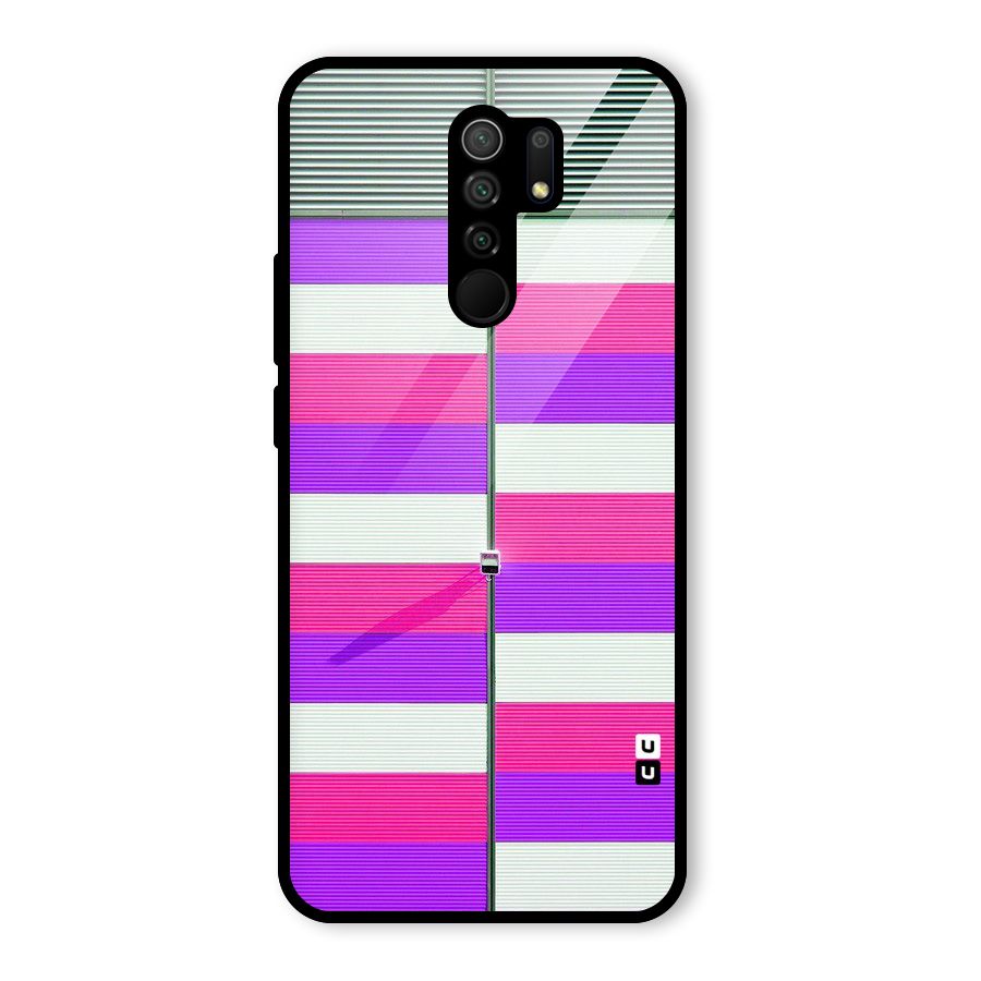 Patterns City Glass Back Case for Redmi 9 Prime