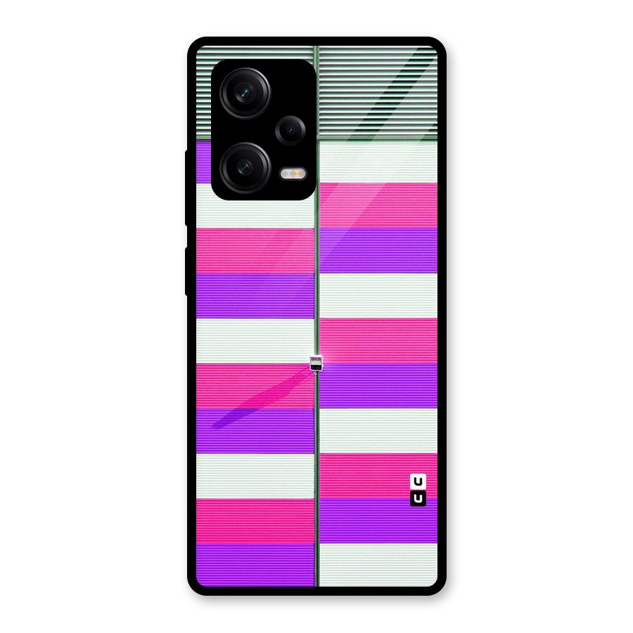 Patterns City Glass Back Case for Redmi Note 12 Pro