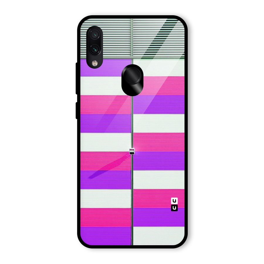 Patterns City Glass Back Case for Redmi Note 7 Pro
