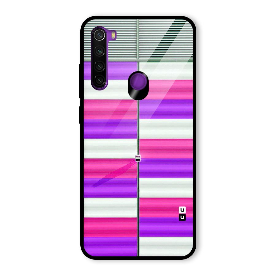 Patterns City Glass Back Case for Redmi Note 8