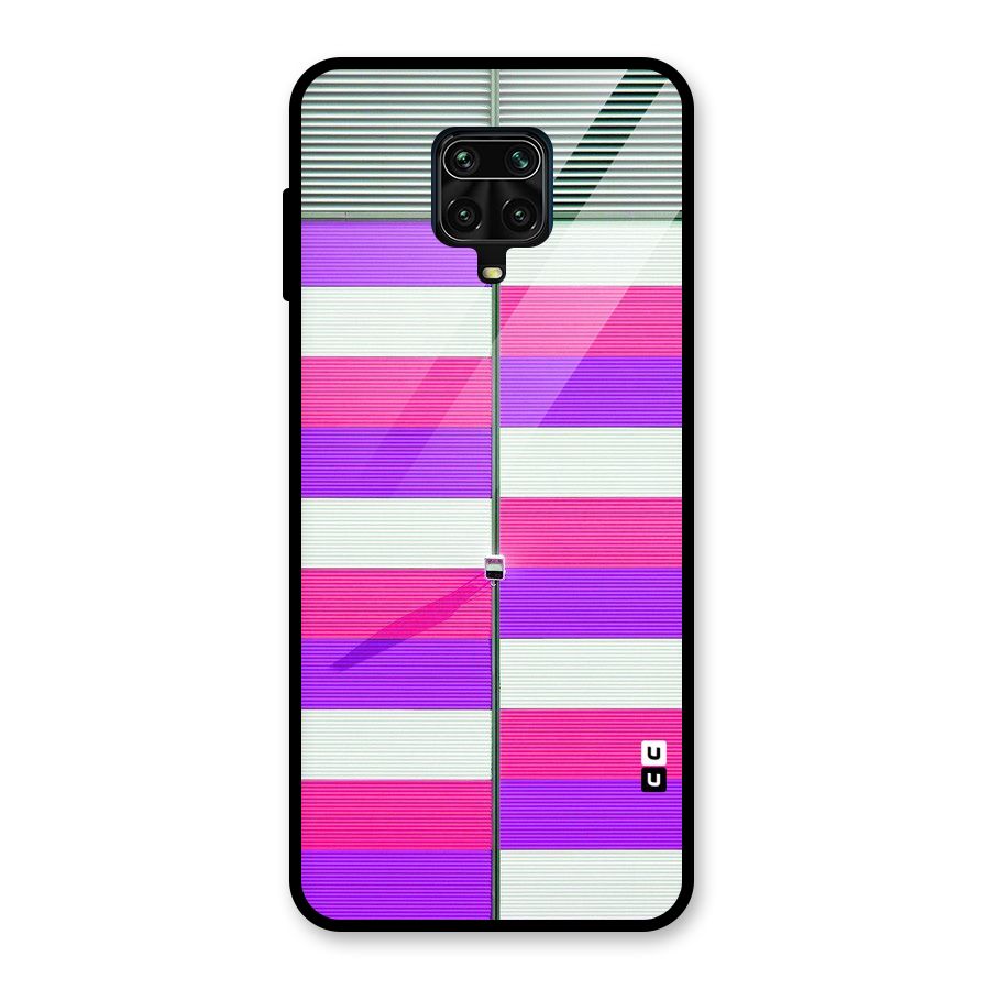 Patterns City Glass Back Case for Redmi Note 9 Pro