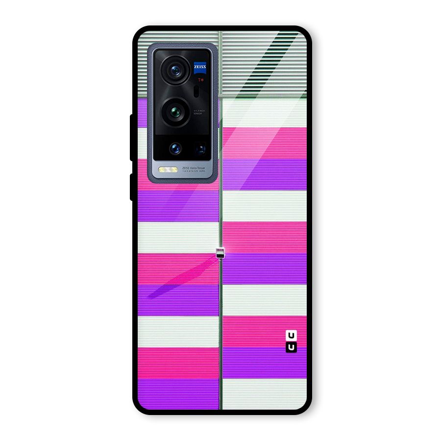 Patterns City Glass Back Case for Vivo X60 Pro Plus