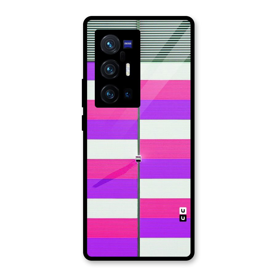 Patterns City Glass Back Case for Vivo X70 Pro Plus