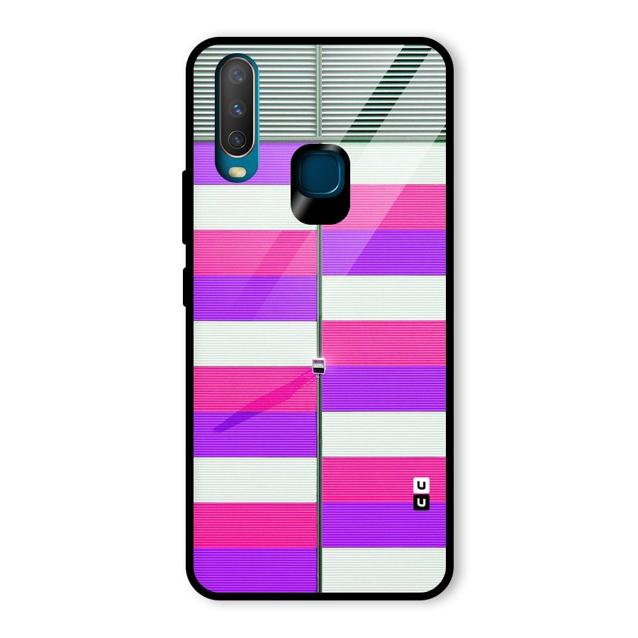 Patterns City Glass Back Case for Vivo Y15
