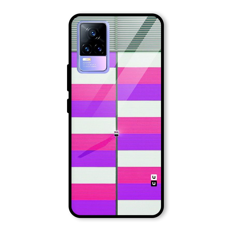 Patterns City Glass Back Case for Vivo Y73