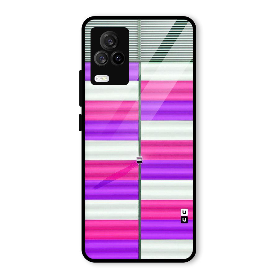 Patterns City Glass Back Case for Vivo iQOO 7 Legend 5G