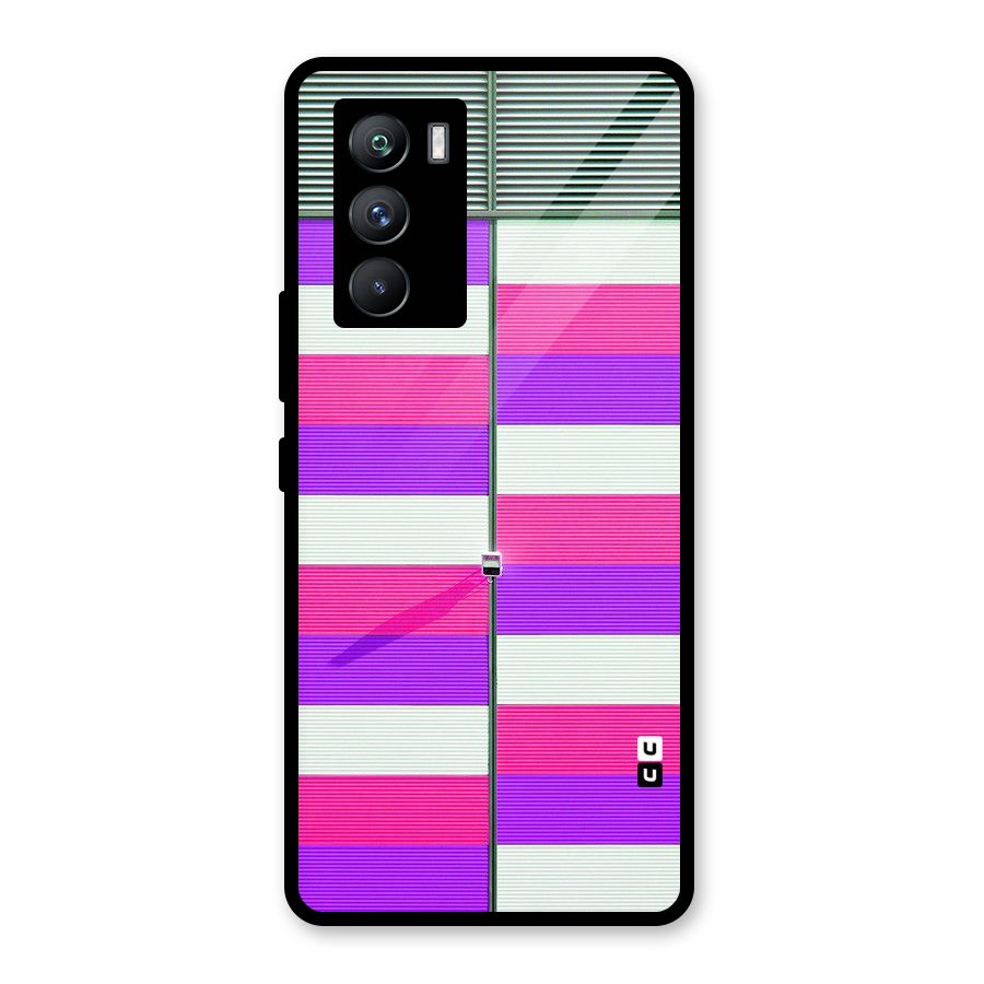 Patterns City Glass Back Case for Vivo iQOO 9 SE