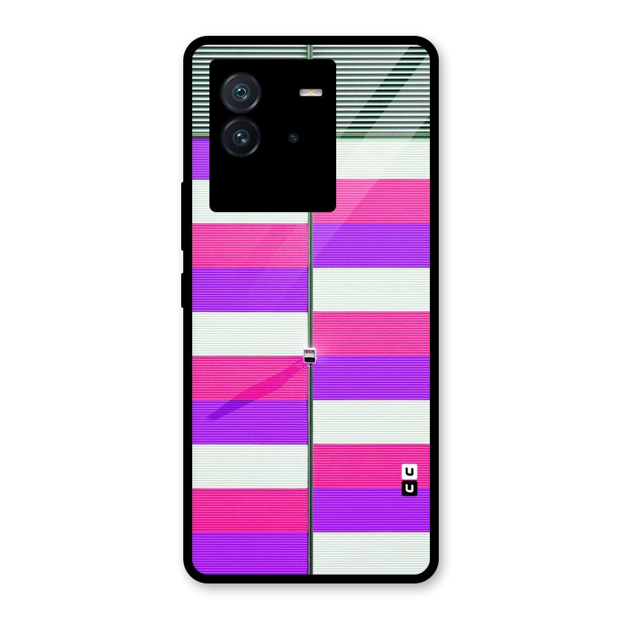Patterns City Glass Back Case for Vivo iQOO Neo 6 5G