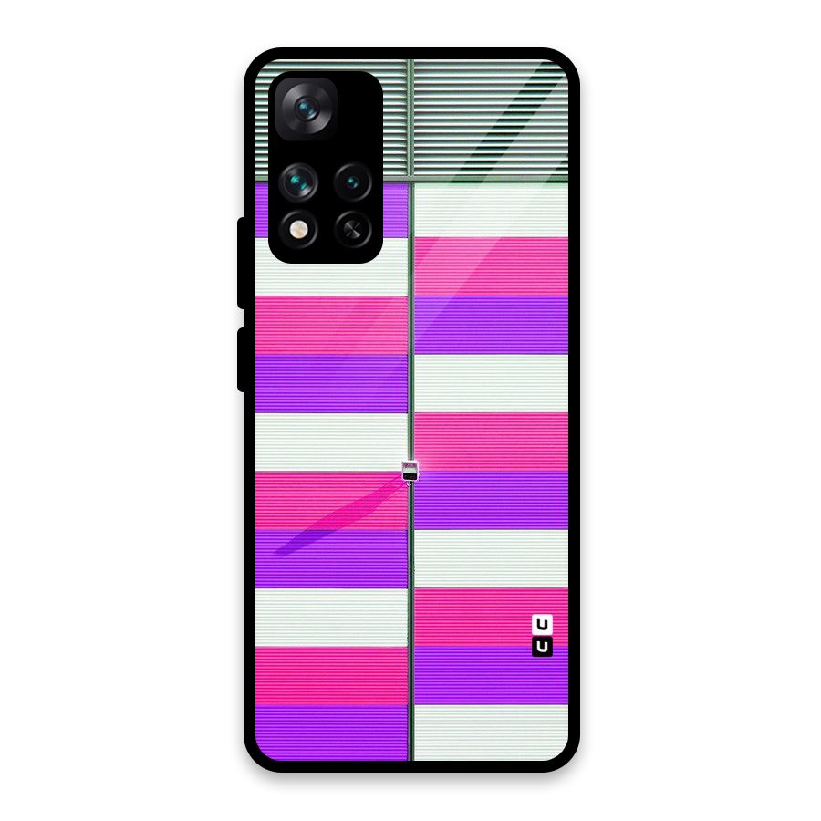 Patterns City Glass Back Case for Xiaomi 11i HyperCharge 5G