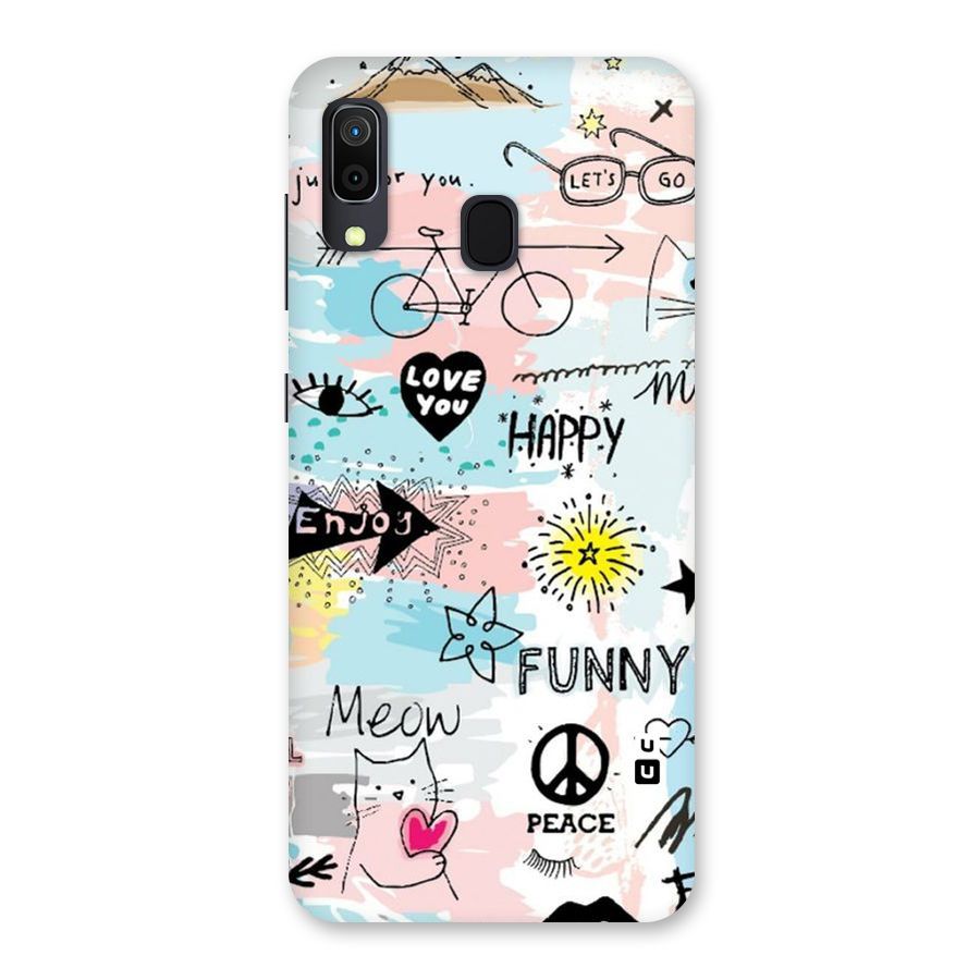 Peace And Funny Back Case for Galaxy M10s