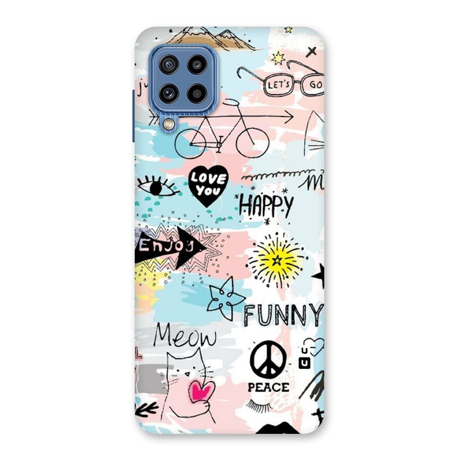 Peace And Funny Back Case for Galaxy M32
