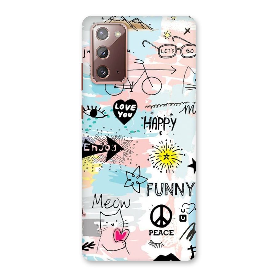 Peace And Funny Back Case for Galaxy Note 20