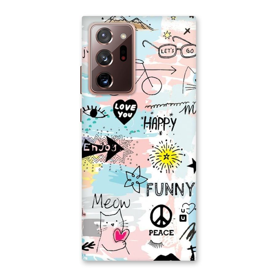 Peace And Funny Back Case for Galaxy Note 20 Ultra