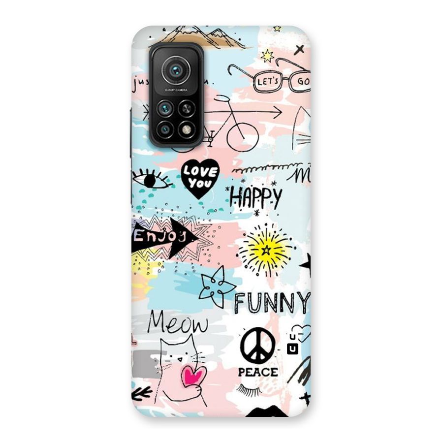 Peace And Funny Back Case for Mi 10T Pro 5G