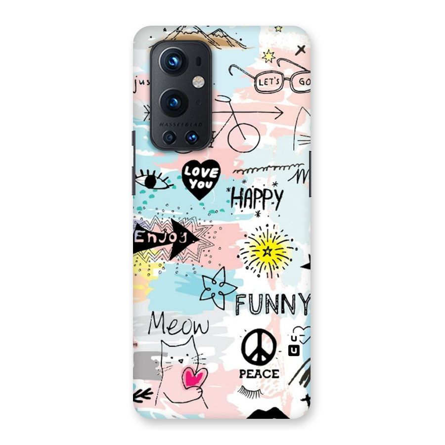 Peace And Funny Back Case for OnePlus 9 Pro