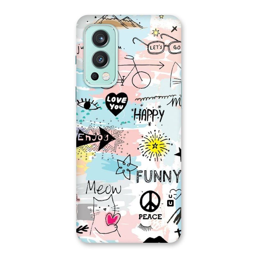 Peace And Funny Back Case for OnePlus Nord 2 5G