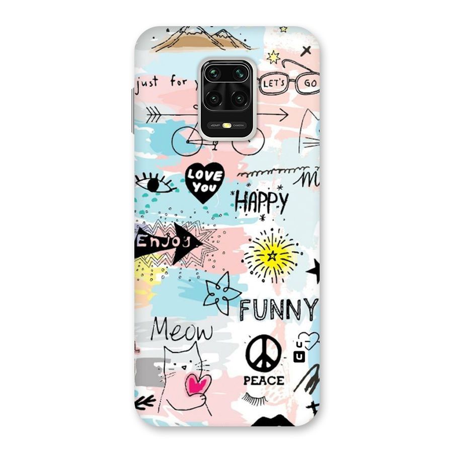Peace And Funny Back Case for Poco M2 Pro