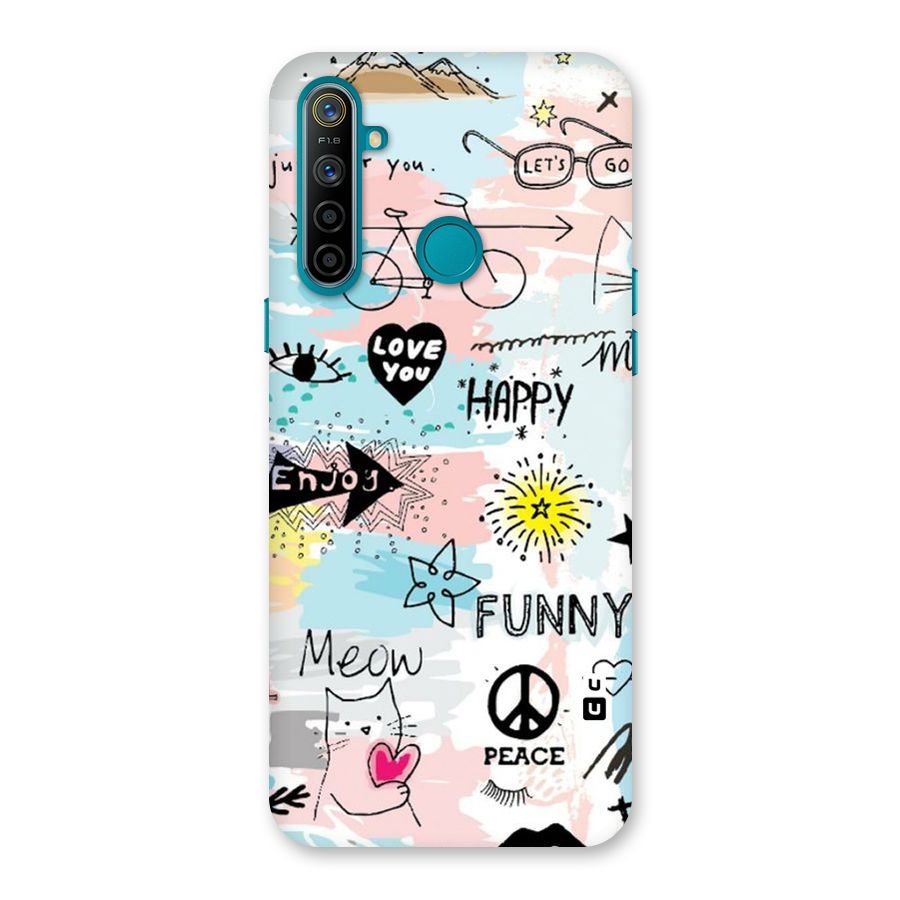 Peace And Funny Back Case for Realme 5i