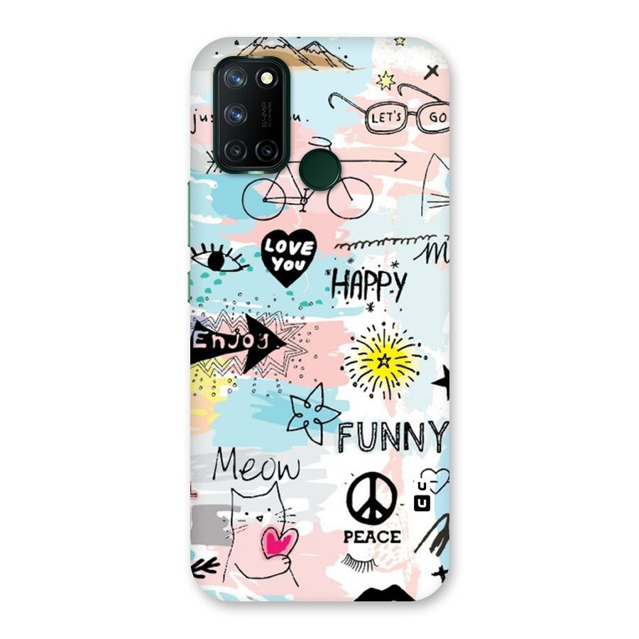 Peace And Funny Back Case for Realme 7i