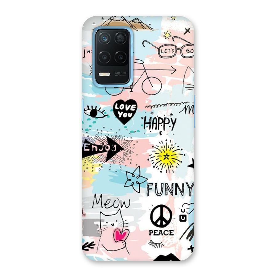 Peace And Funny Back Case for Realme 8s 5G