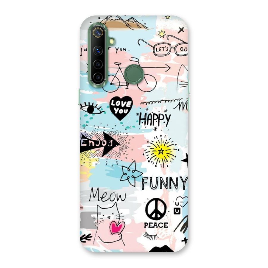 Peace And Funny Back Case for Realme Narzo 10