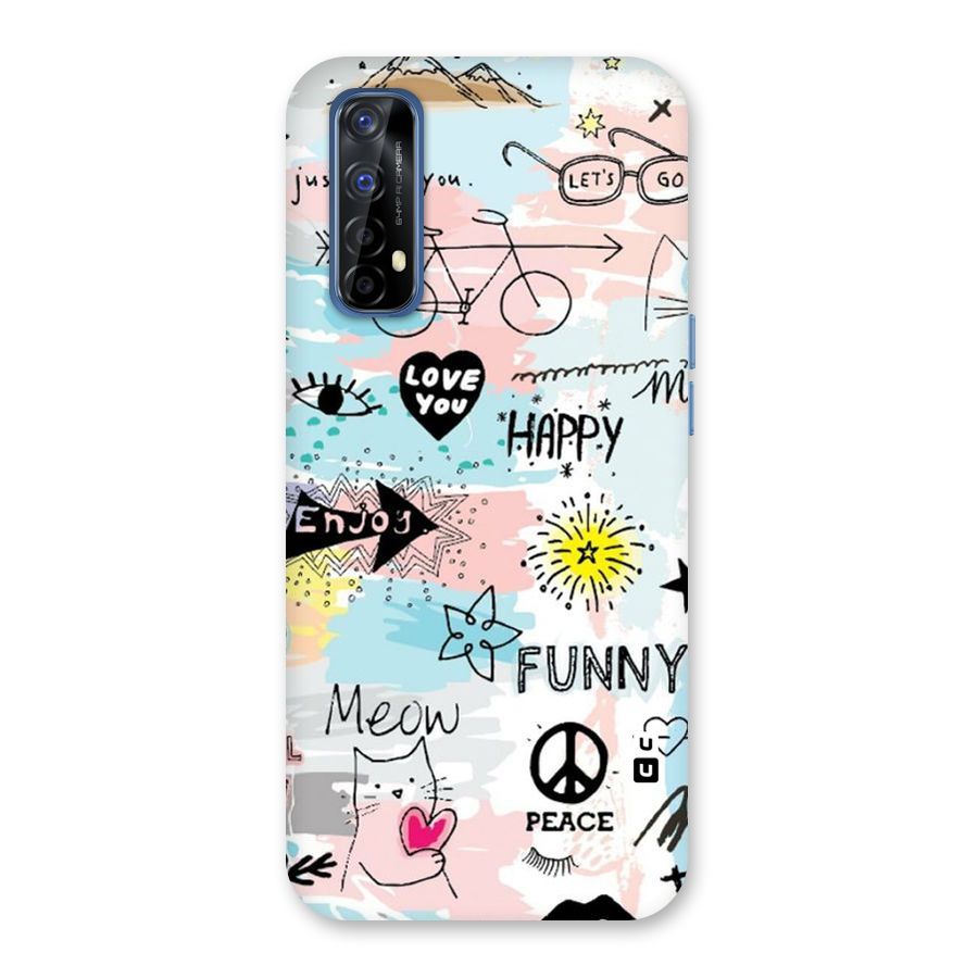 Peace And Funny Back Case for Realme Narzo 20 Pro
