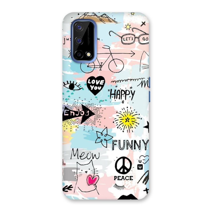 Peace And Funny Back Case for Realme Narzo 30 Pro