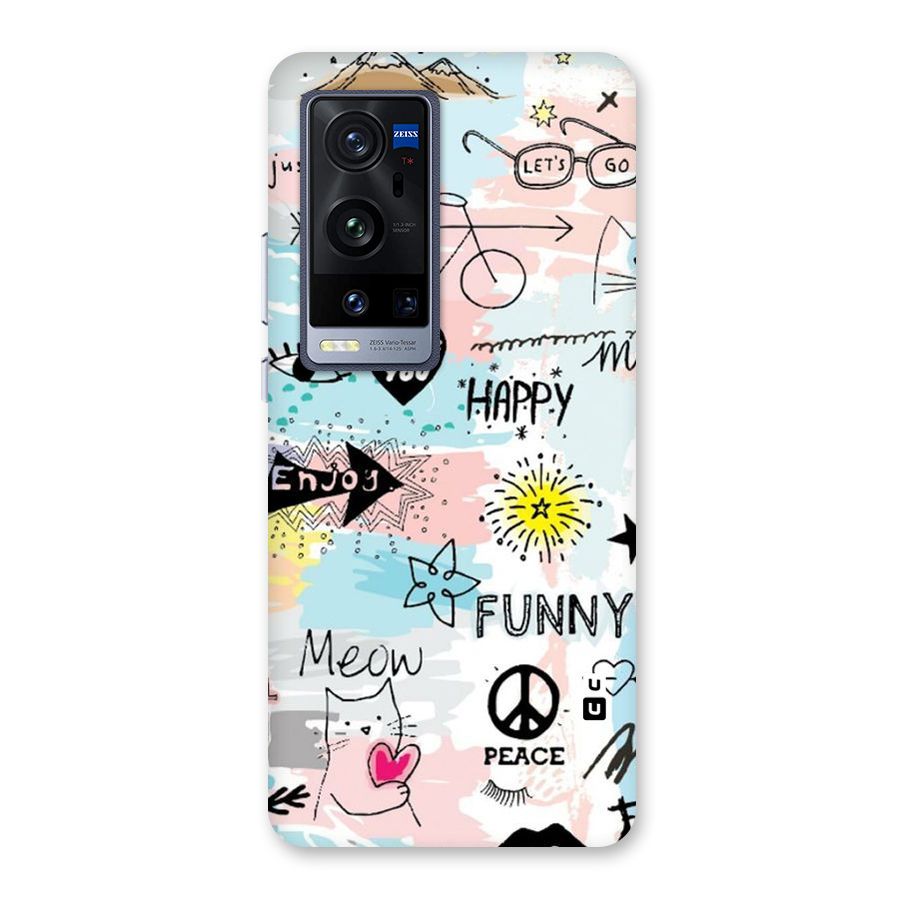 Peace And Funny Back Case for Vivo X60 Pro Plus