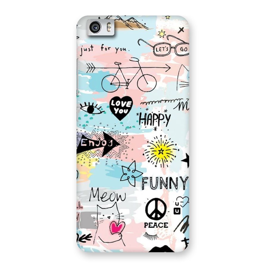 Peace And Funny Back Case for Xiaomi Redmi Mi5