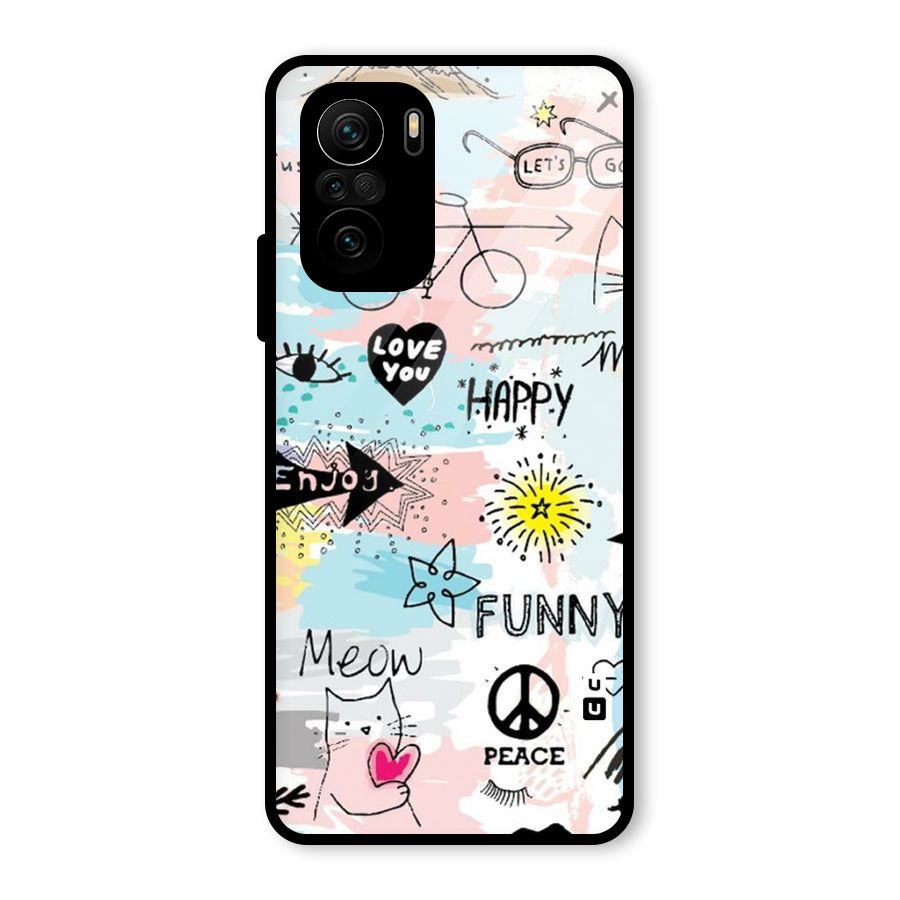 Peace And Funny Glass Back Case for Mi 11X Pro