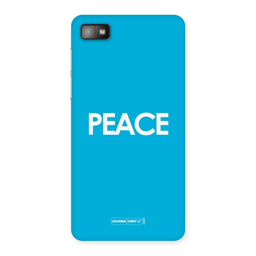Peace Back Case for Blackberry Z10