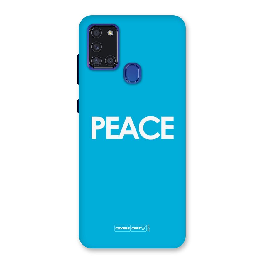 Peace Back Case for Galaxy A21s