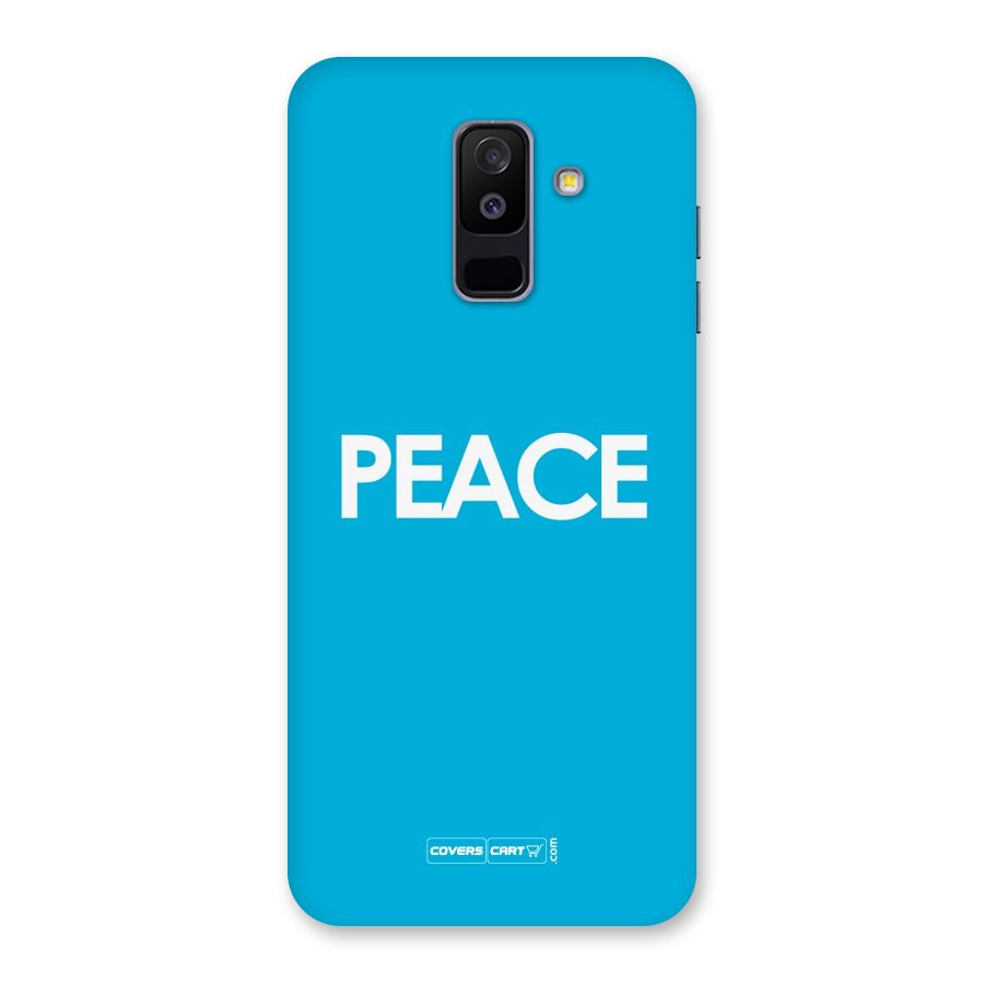 Peace Back Case for Galaxy A6 Plus