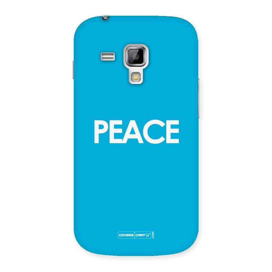 Peace Back Case for Galaxy S Duos