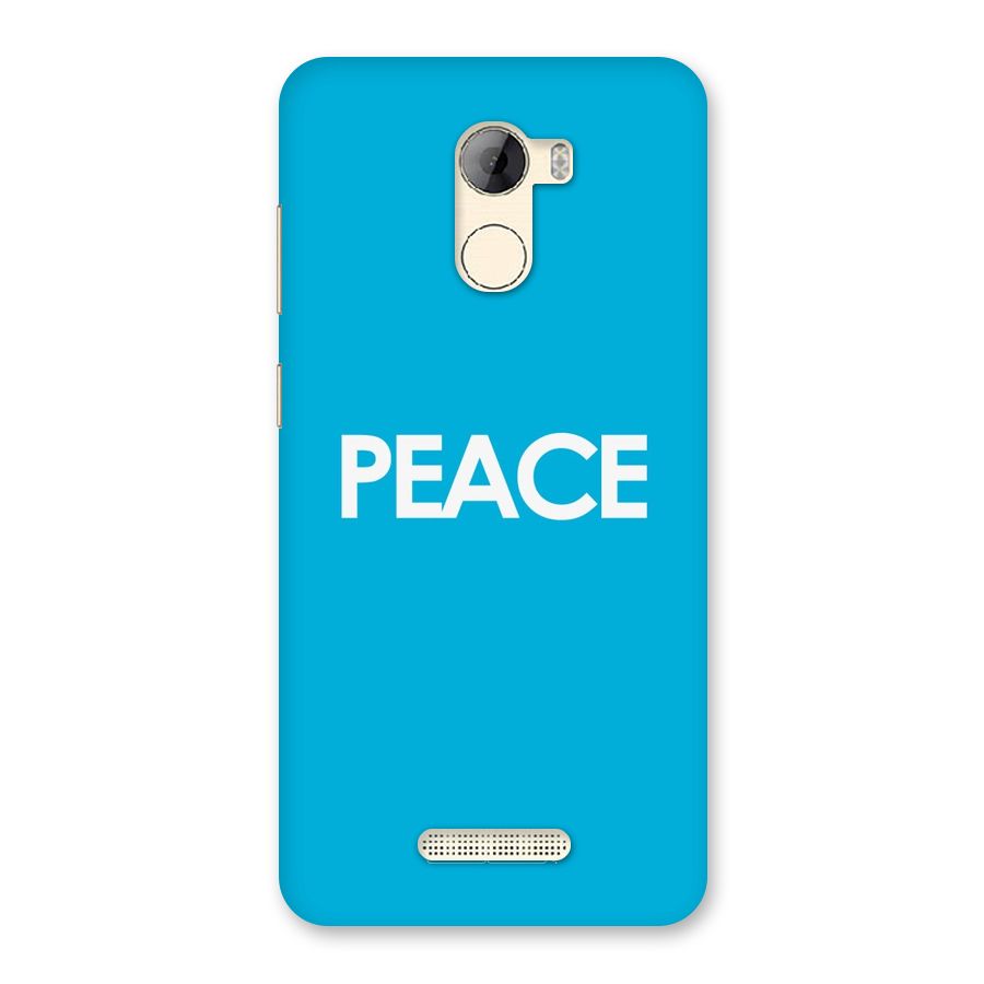 Peace Back Case for Gionee A1 LIte