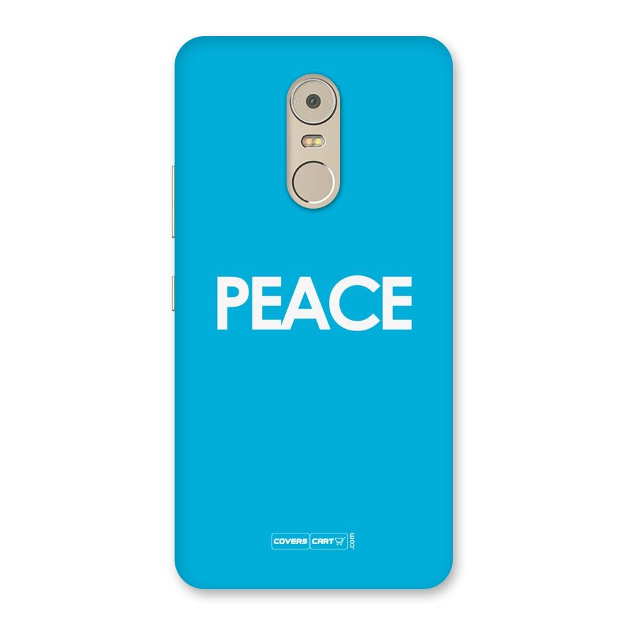 Peace Back Case for Lenovo K6 Note