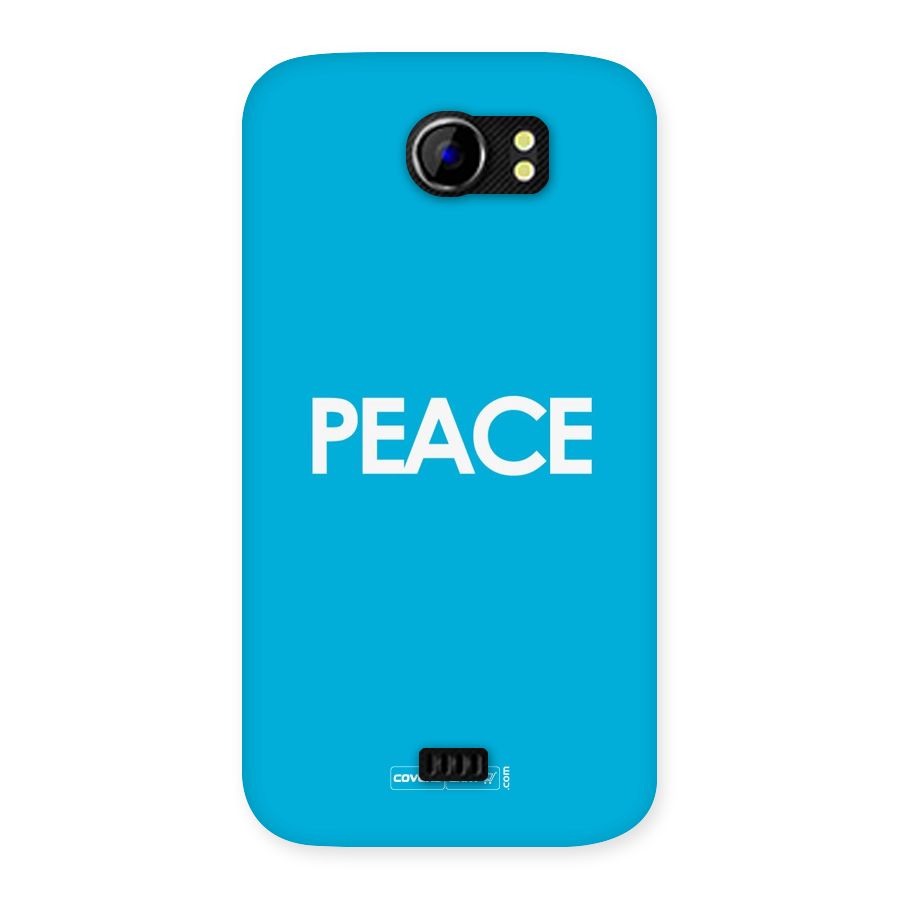 Peace Back Case for Micromax Canvas 2 A110