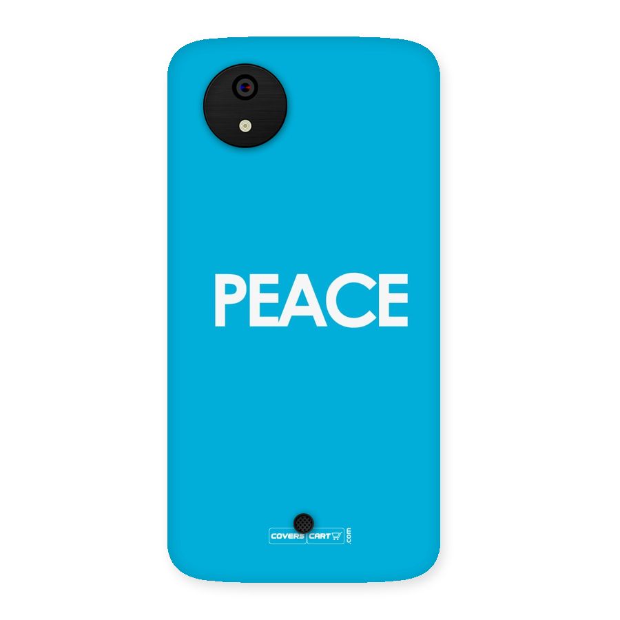 Peace Back Case for Micromax Canvas A1