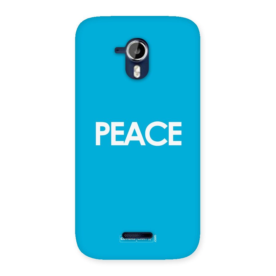 Peace Back Case for Micromax Canvas Magnus A117