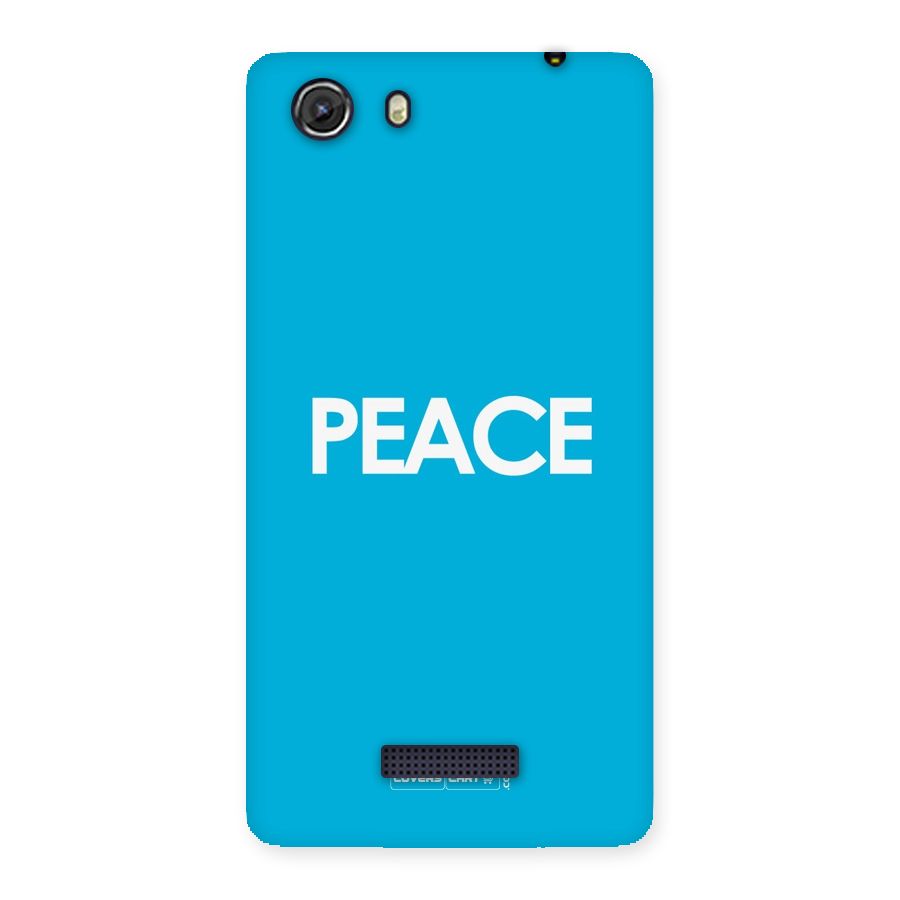 Peace Back Case for Micromax Unite 3